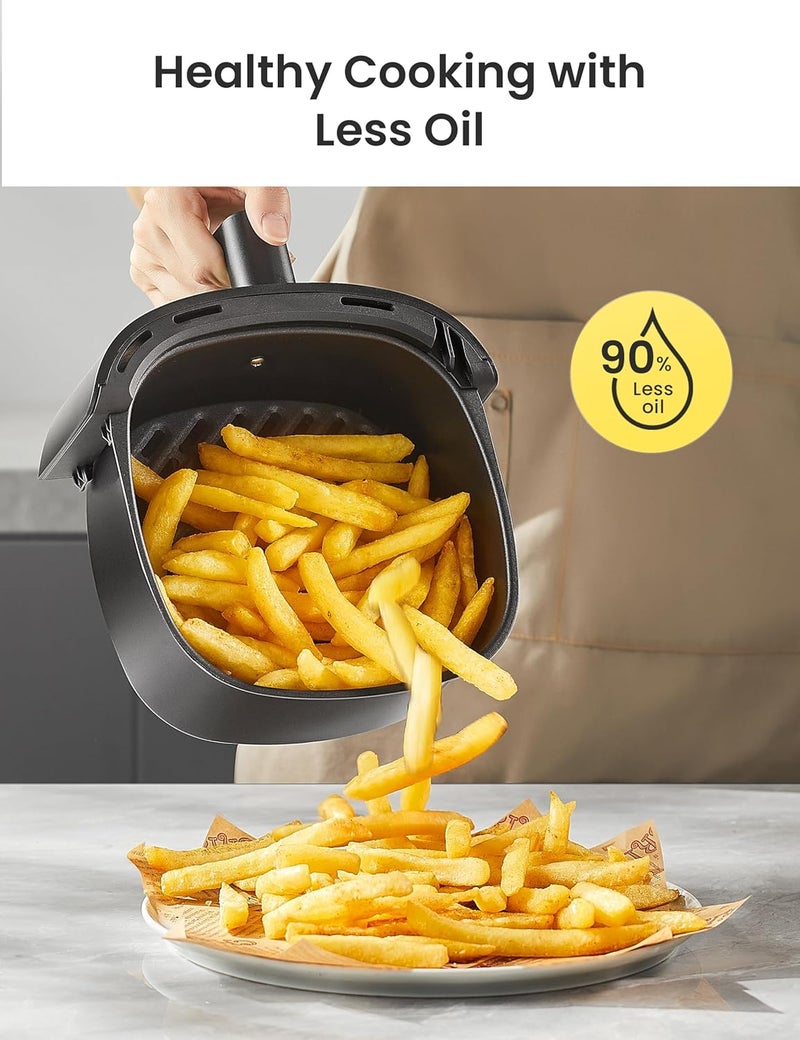 Comfee' ' Compact 2.1 Quart Air Fryer with 12 Menu Options, Adjustable Timer & Temperature Control 180-400 degrees F, Dishwasher-Safe Nonstick Fry Basket - Image 2